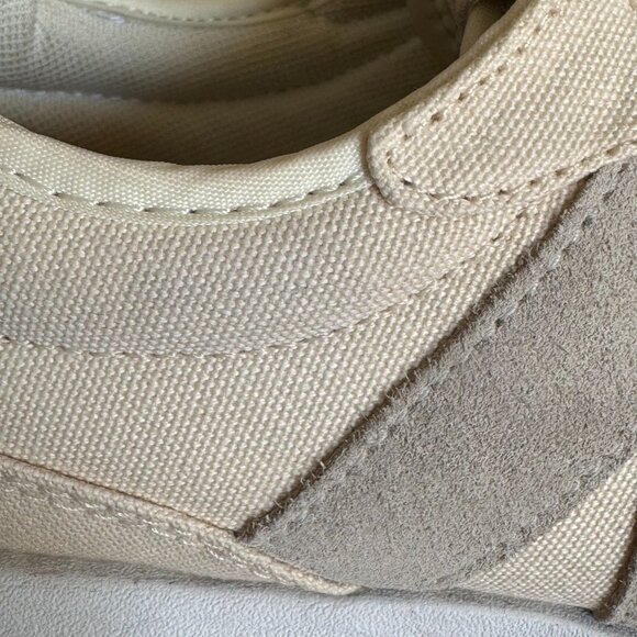 New Balance 327 Linen Sea Salt Gum Sole Low Chunky Sneaker Shoe Size 9.5 - Picture 11 of 17